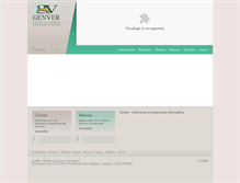 Tablet Screenshot of genver.com.ar